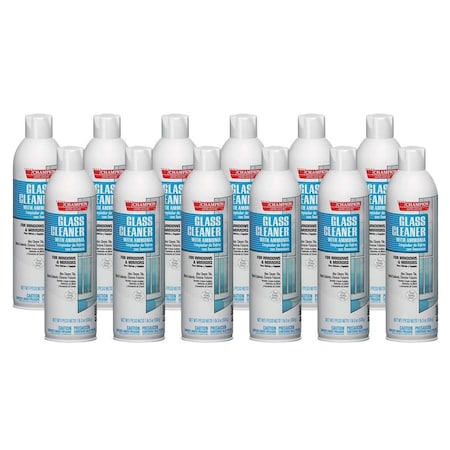 Chase Products Champion Sprayon Glass Cleaner with Ammonia net 19 oz. Case: 12 cans., 12PK 5151